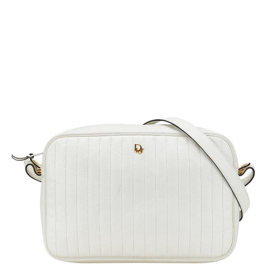 Christian Dior White Leather Shoulder Bag Rovelle Bags