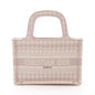 Christian Dior Pink White Canvas Handbag Tote Bag Rovelle Bags