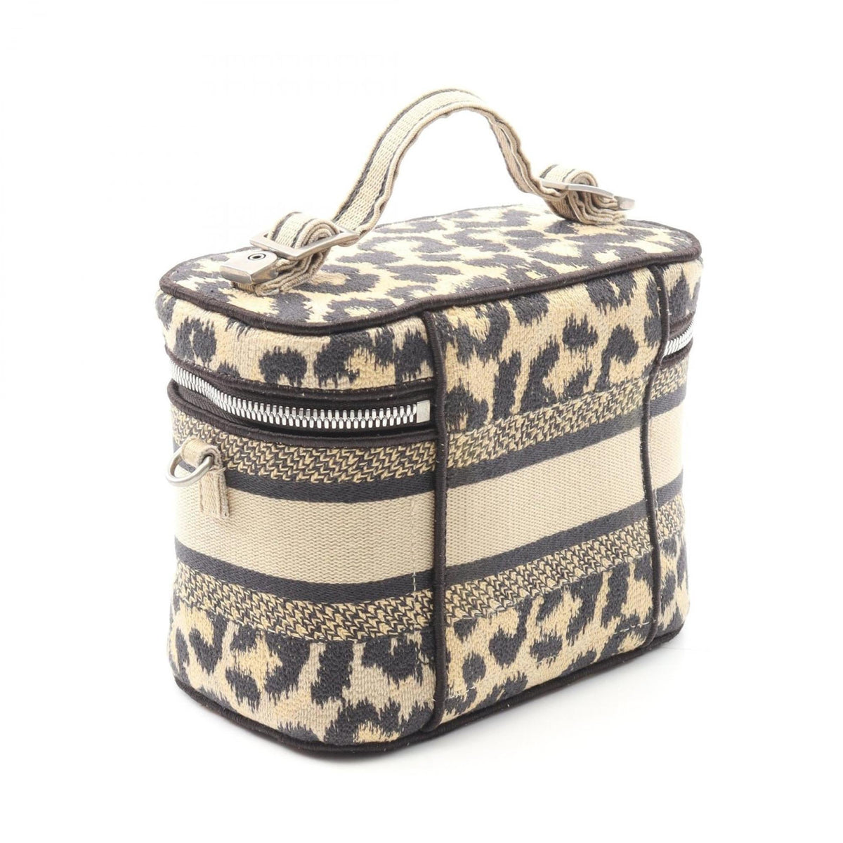 Christian Dior Beige Black Canvas Handbag Rovelle Bags