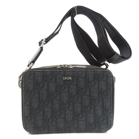 Christian Dior Black Canvas Shoulder Bag Style 3 Rovelle Bags