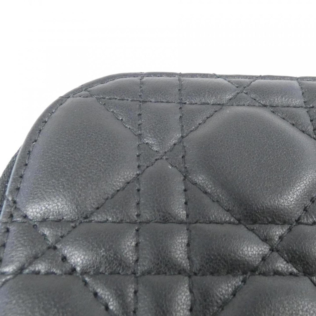 Christian Dior Black Leather Pouch Leather Rovelle Bags
