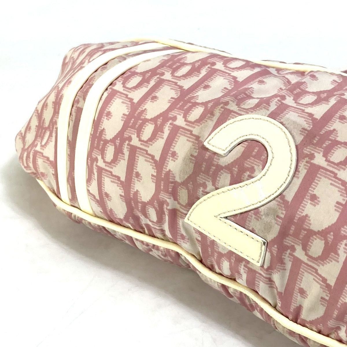 Christian Dior Trotter Pink White Nylon Fanny Pack Shoulder Bag Rovelle Bags
