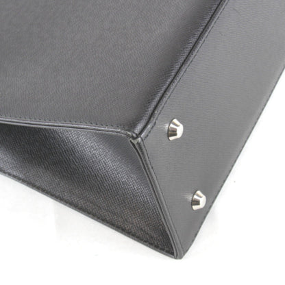 Burberry Black Leather Tote Bag ( )
