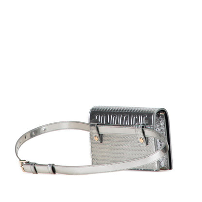 Christian Dior Silver Leather Shoulder Bag Rovelle Bags