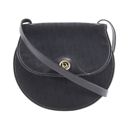 Christian Dior Black Canvas Shoulder Bag Style 5 Rovelle Bags