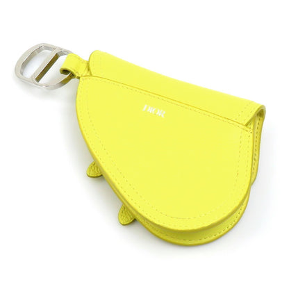 Christian Dior Yellow Leather Pouch Rovelle Bags