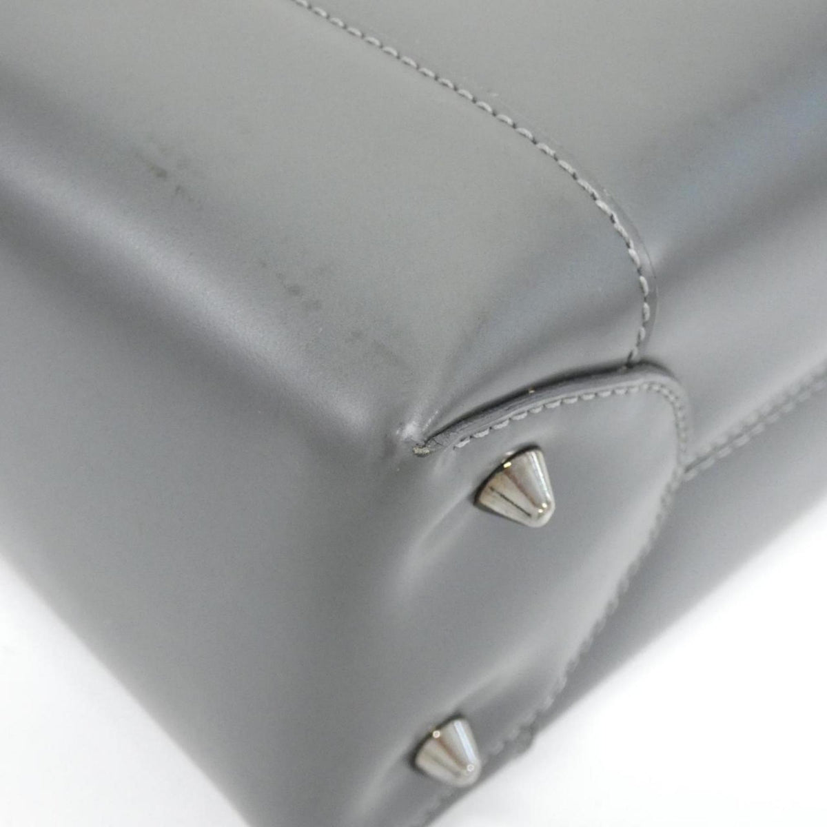 Christian Dior Gray Leather Handbag Style 2 Rovelle Bags