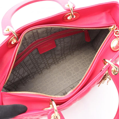 Christian Dior Pink Leather Handbag Rovelle Bags