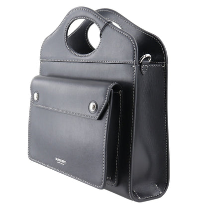 Burberry Black Leather Handbag ( )