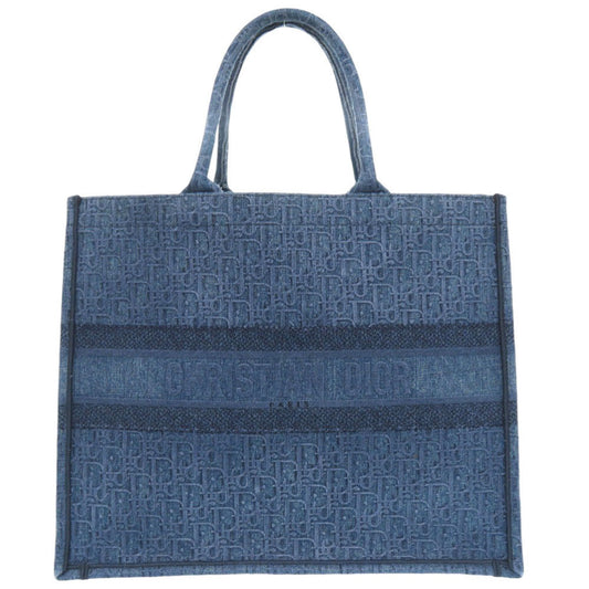 Christian Dior Blue Denim Tote Bag () Rovelle Bags