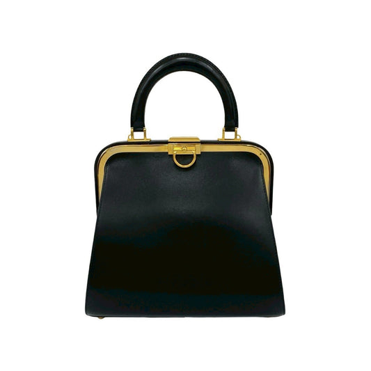 Christian Dior Black Leather Handbag Tote Bag Style 6 Rovelle Bags