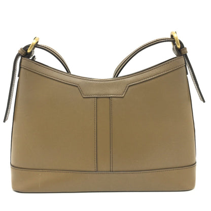 Burberry Brown Leather Shoulder Bag ( )