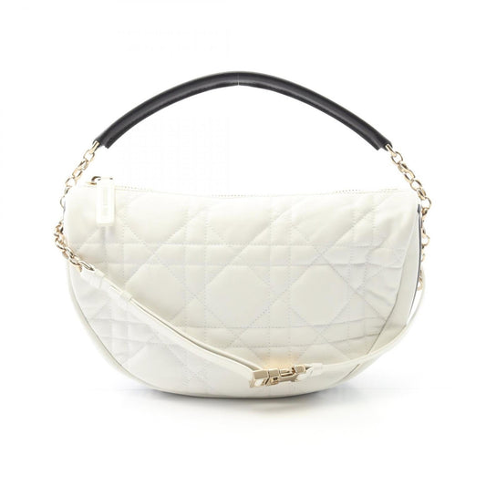 Christian Dior Black White Leather Handbag Style 2 Rovelle Bags