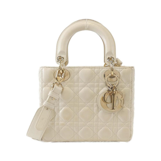 Christian Dior Gold Leather Handbag Rovelle Bags