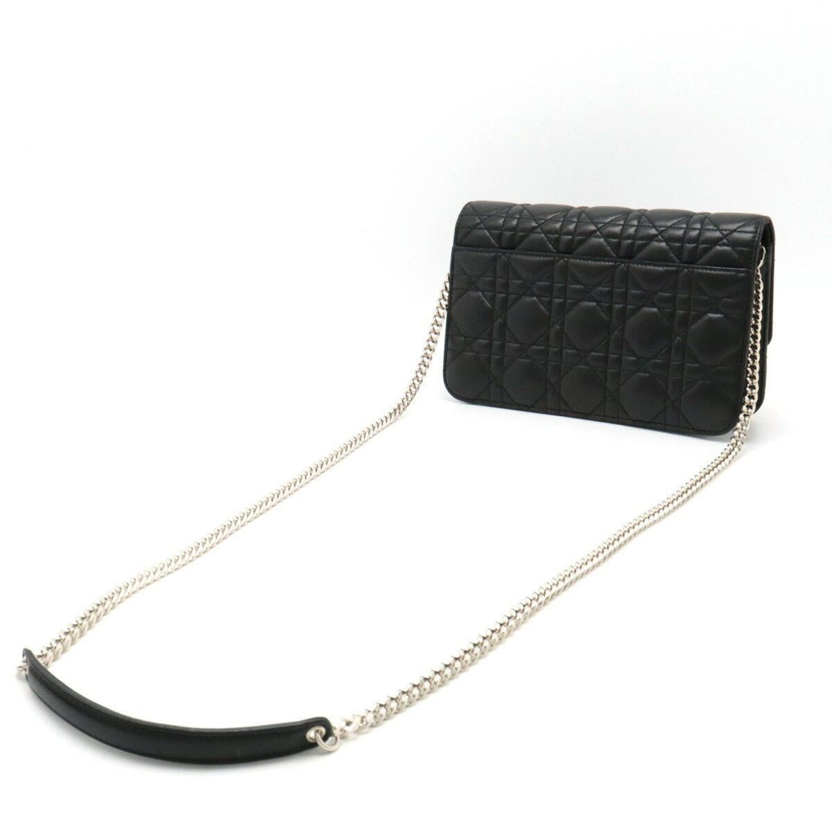 Christian Dior Miss Dior Black Leather Clutch Bag Rovelle Bags