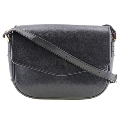 Burberry Black Leather Shoulder Bag ( )