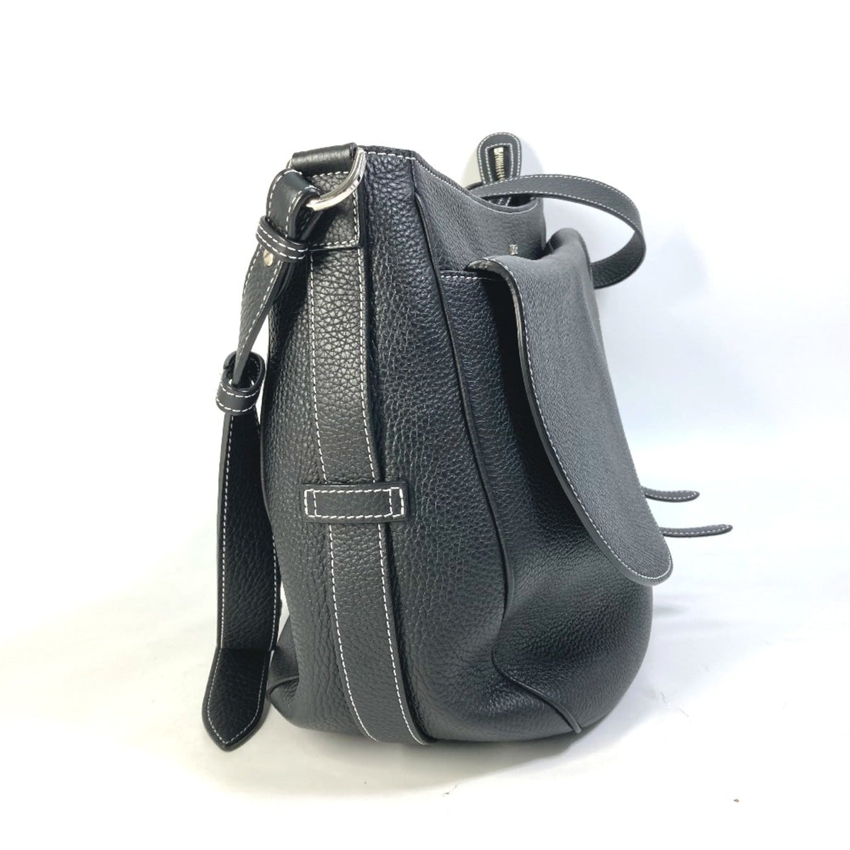 Christian Dior Black Leather Shoulder Bag Style 47 Rovelle Bags