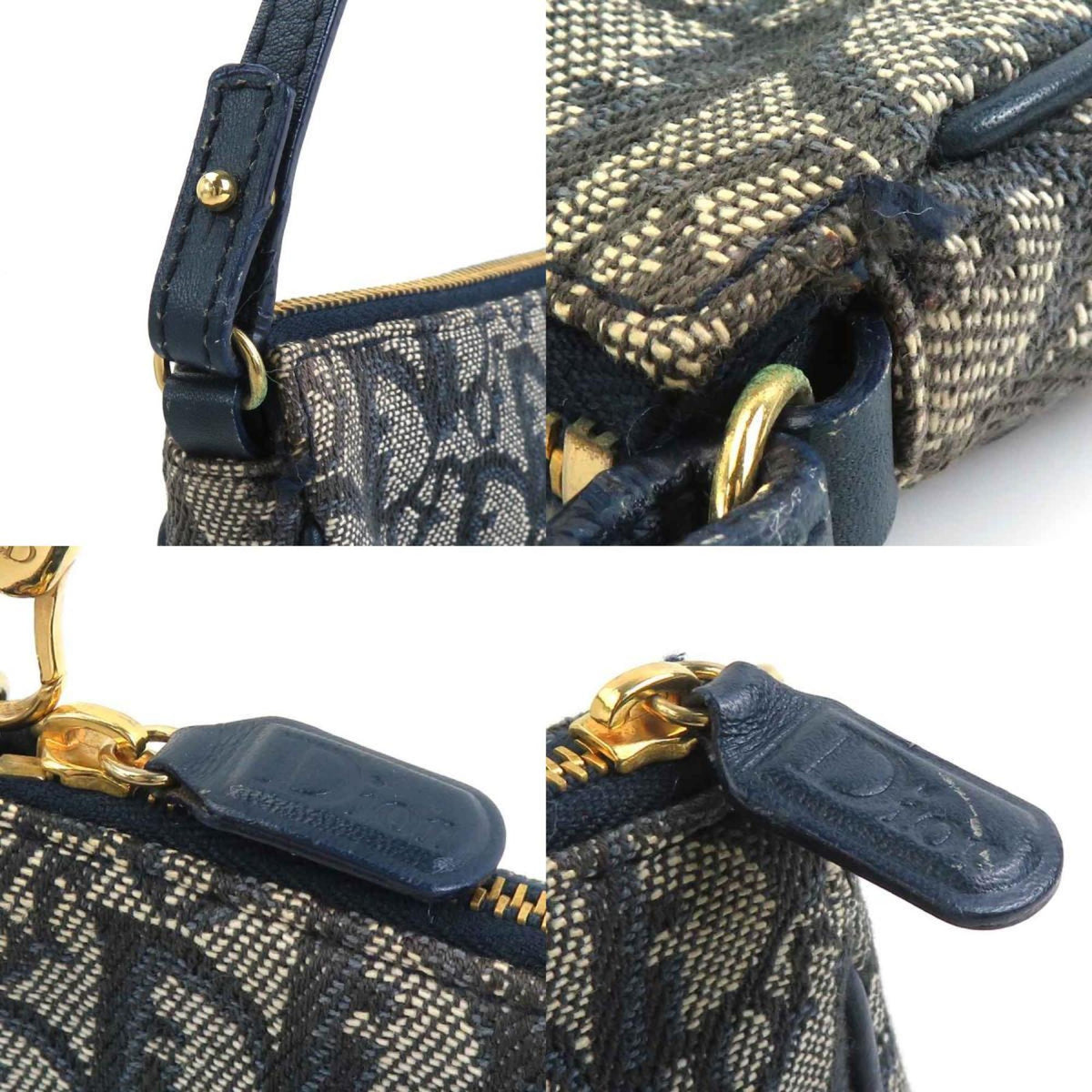 Christian Dior Navy Trotter Shoulder Bag Rovelle Bags