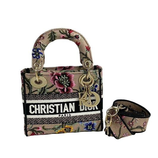 Christian Dior Beige Canvas Shoulder Bag Rovelle Bags