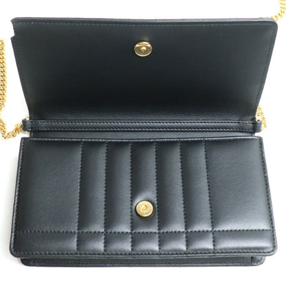 Burberry Black Leather Shoulder Bag ( )