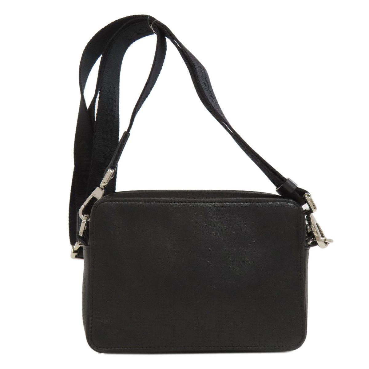 Christian Dior Black Leather Shoulder Bag Style 45 Rovelle Bags