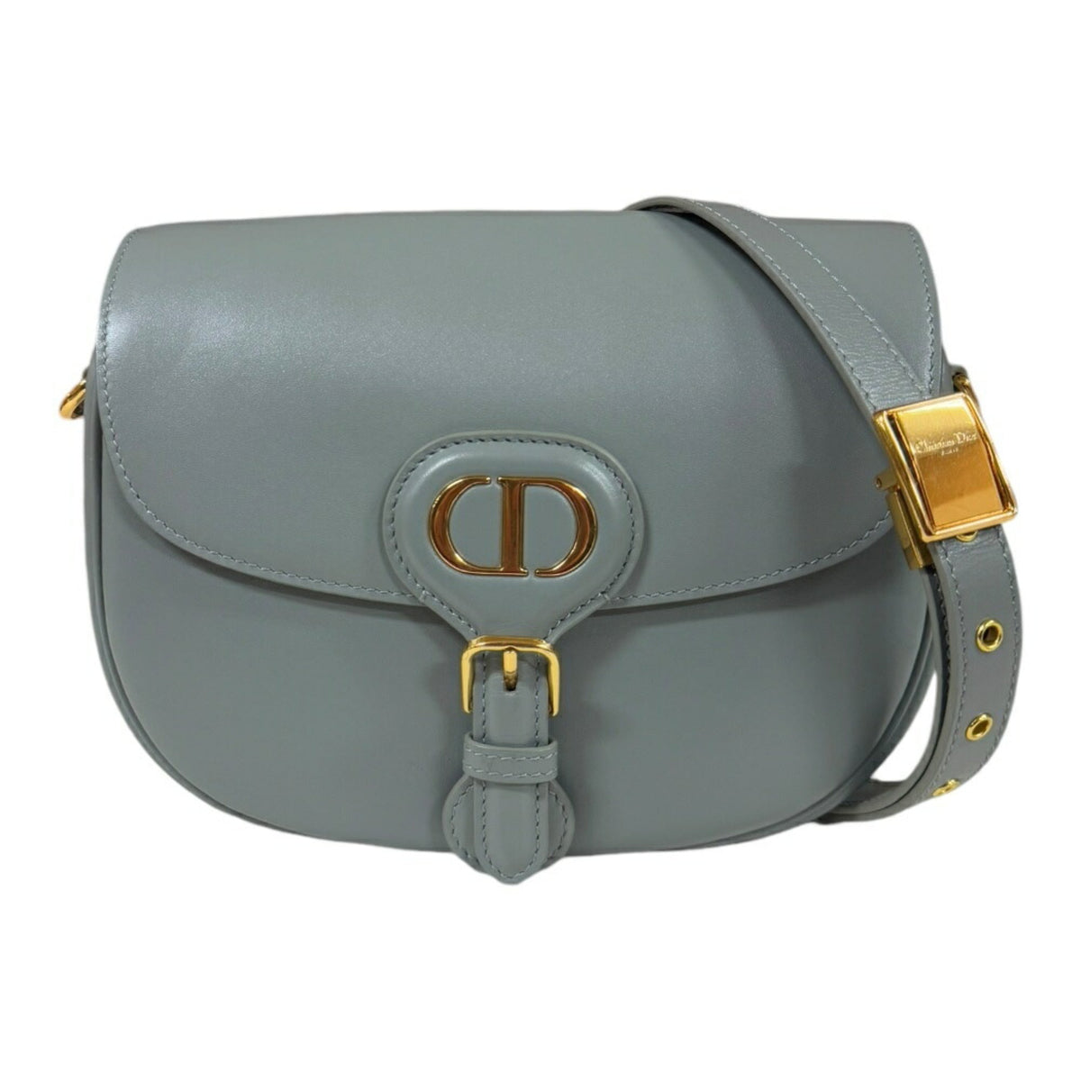 Christian Dior Gray Leather Shoulder Bag Style 7 Rovelle Bags