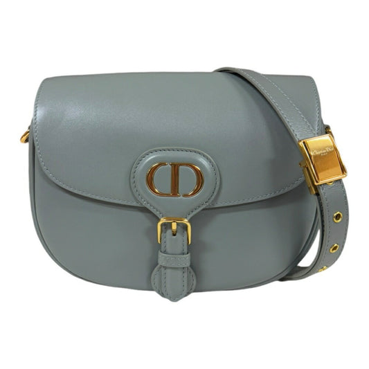 Christian Dior Gray Leather Shoulder Bag Style 7 Rovelle Bags