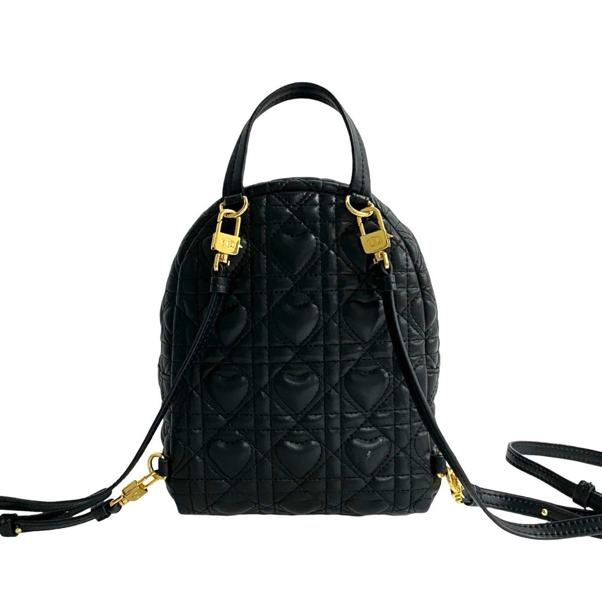 Christian Dior Black Leather Backpack Style 6 Rovelle Bags
