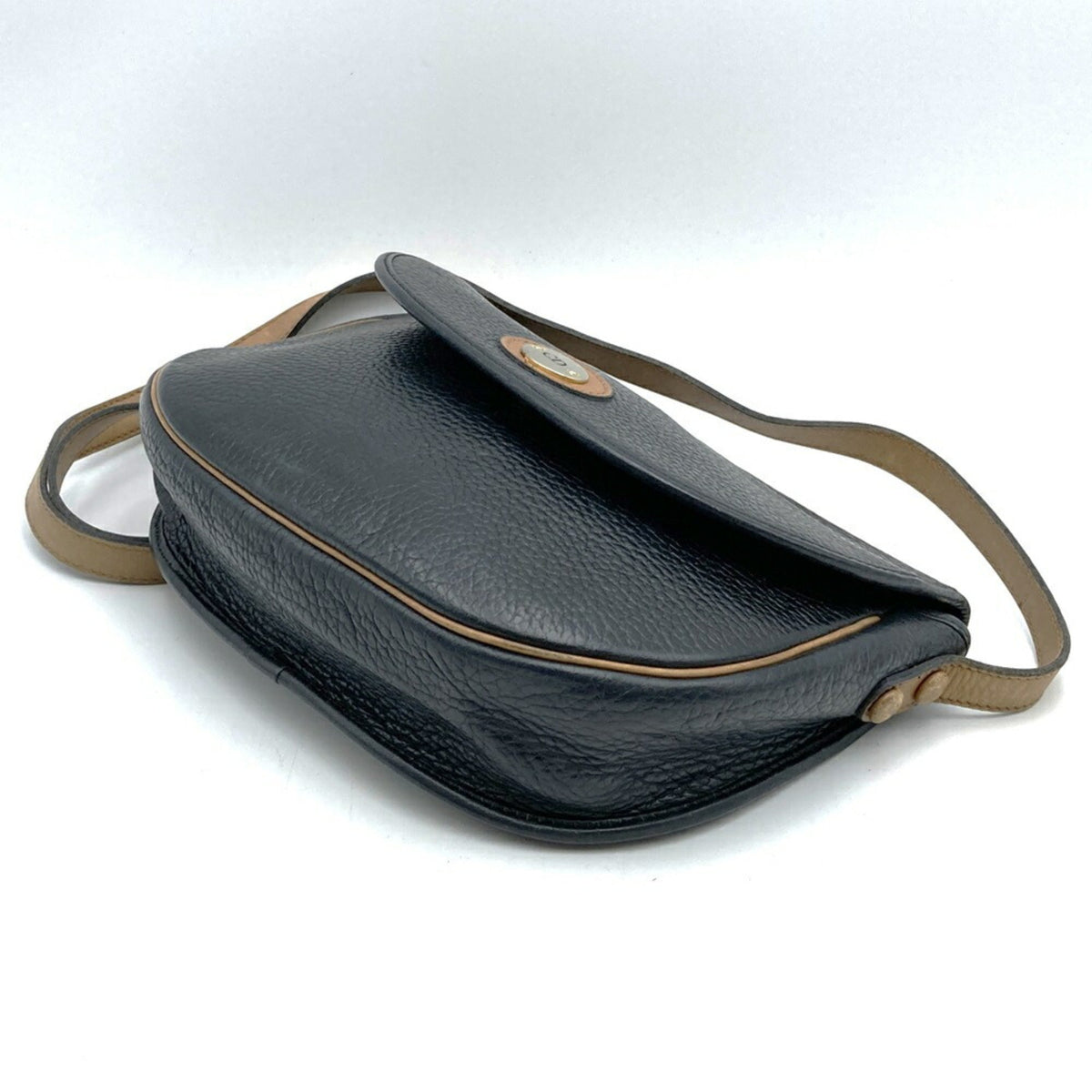Christian Dior Black Leather Shoulder Bag Style 32 Rovelle Bags
