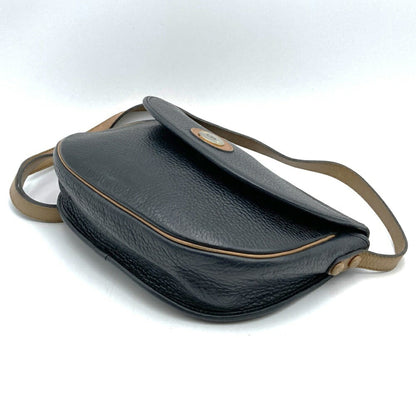Christian Dior Black Leather Shoulder Bag Style 32 Rovelle Bags