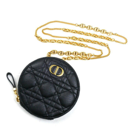 Christian Dior Black Leather Shoulder Bag Style 20 Rovelle Bags