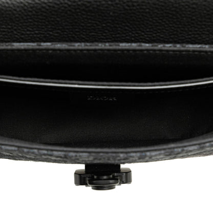 Christian Dior Black Canvas Leather Shoulder Bag Rovelle Bags
