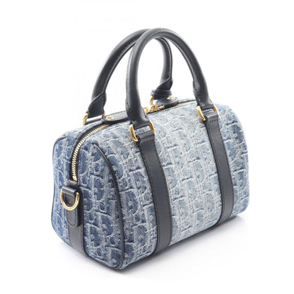 Christian Dior Navy Denim Leather Handbag () Rovelle Bags