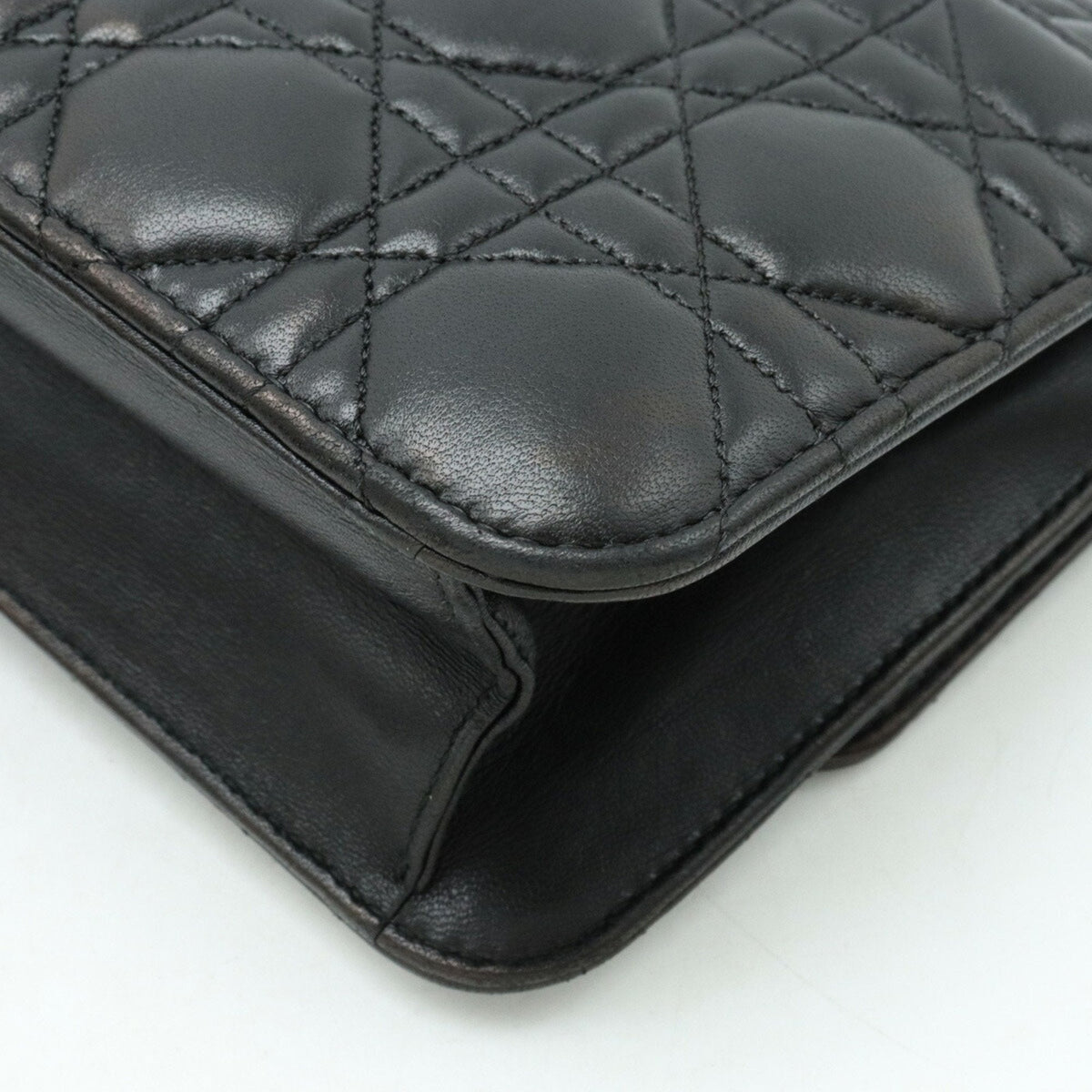 Christian Dior Miss Dior Black Leather Clutch Bag Rovelle Bags