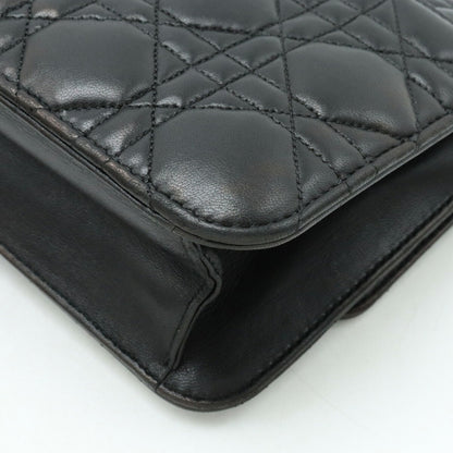 Christian Dior Miss Dior Black Leather Clutch Bag Rovelle Bags