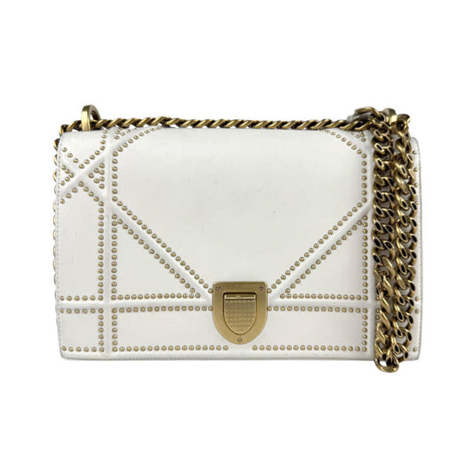 Christian Dior Off-White Leather Shoulder Bag Rovelle Bags