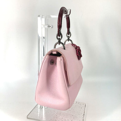 Christian Dior Pink Leather Handbag Style 7 Rovelle Bags