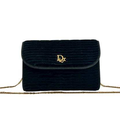 Christian Dior Black Pochette Shoulder Bag Rovelle Bags