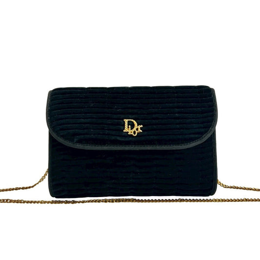 Christian Dior Black Pochette Shoulder Bag Rovelle Bags