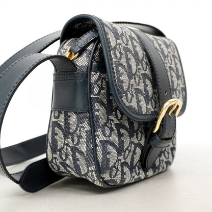 Christian Dior Navy Canvas Shoulder Bag Rovelle Bags