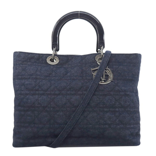 Christian Dior Navy Denim Handbag () Rovelle Bags