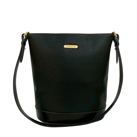 Burberry Black Leather Shoulder Bag Sling Bag ( )