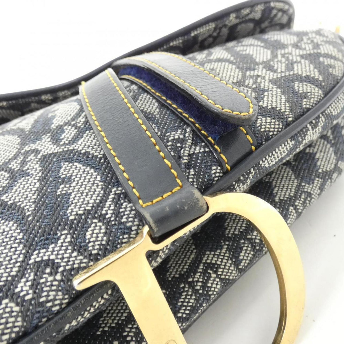 Christian Dior Blue Canvas Shoulder Bag Rovelle Bags