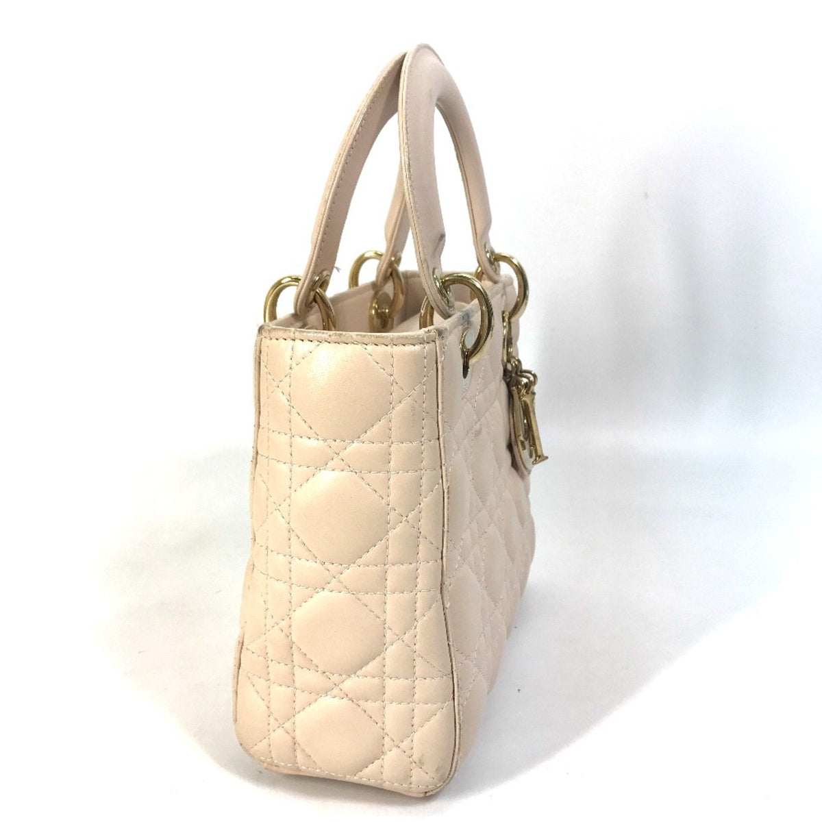 Christian Dior Beige Leather Handbag Style 7 Rovelle Bags