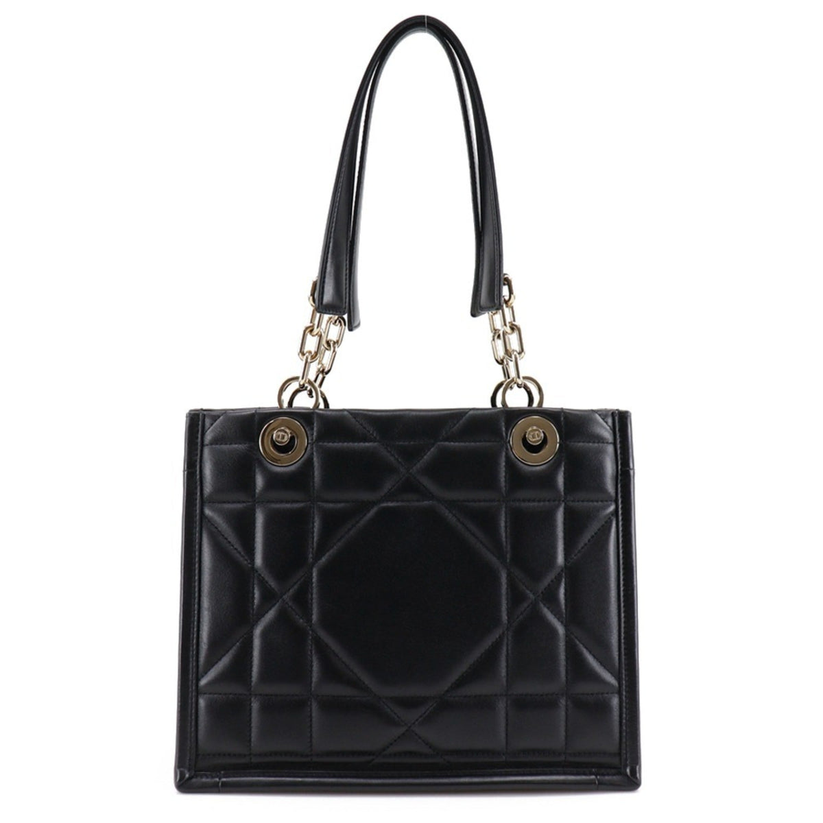 Christian Dior Black Leather Tote Bag Style 5 Rovelle Bags
