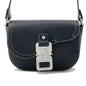 Christian Dior Black Leather Messenger Bag Saddle Bag Shoulder Bag Rovelle Bags