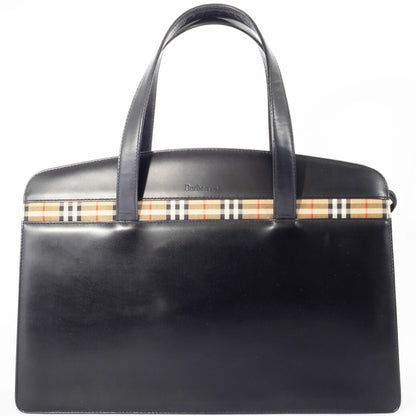 Burberry Black Leather Handbag ( )