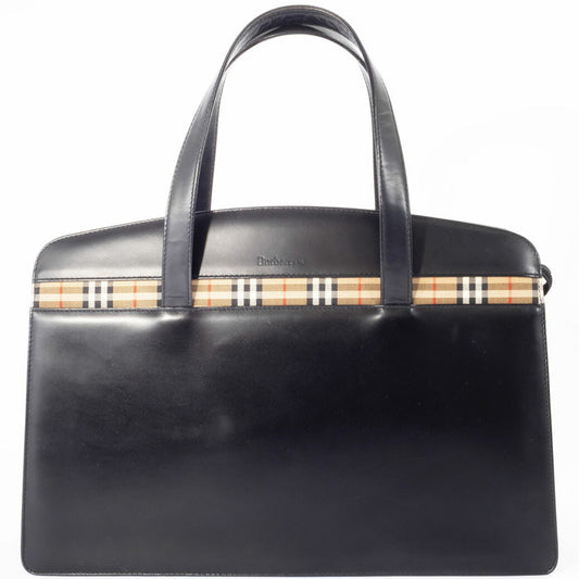 Burberry Black Leather Handbag ( )