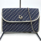 Christian Dior Navy Canvas Shoulder Bag Style 2 Rovelle Bags