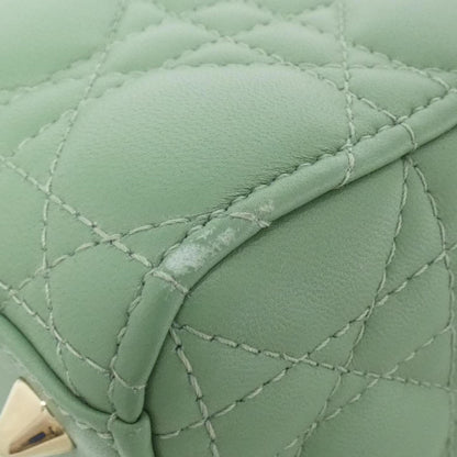 Christian Dior Gold Leather Handbag Leather Rovelle Bags